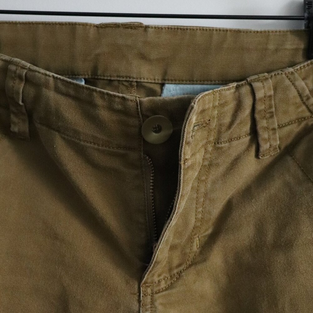 MEC Women's Sz 2 Khaki Patagonia Twill Traveler 5-Pocket Stretch Active Pants - Picture 4 of 14